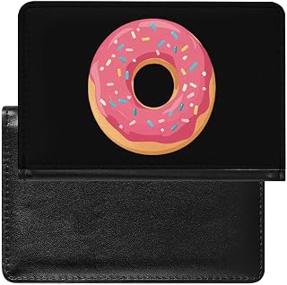 Doughnut Donut Cute Passport Covers Slim Vaccine Card Organizer Holder Travel Wallet with Card Slots