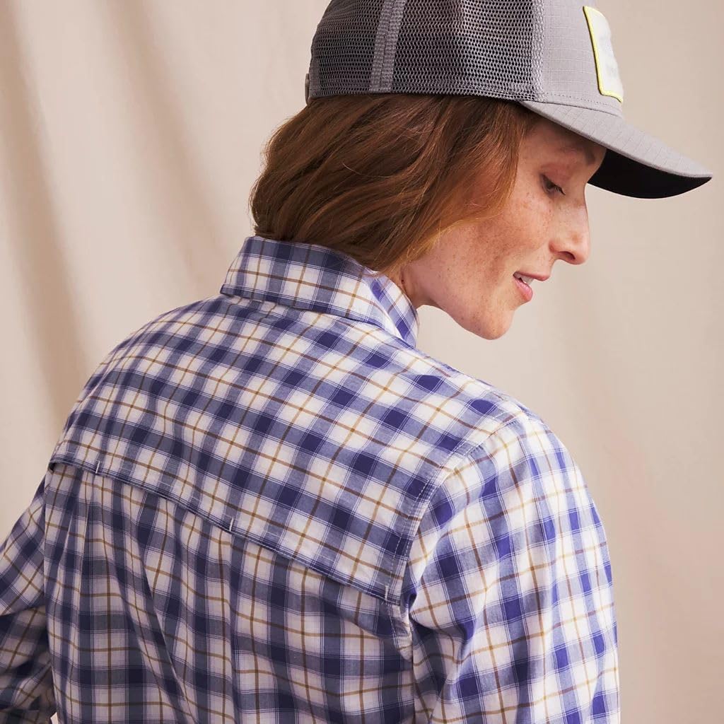 Orvis River Guide Long-Sleeve Shirt for Women - Timeless Classic with Quick-Dry Fabric, UPF 30, Outdoor Comfort