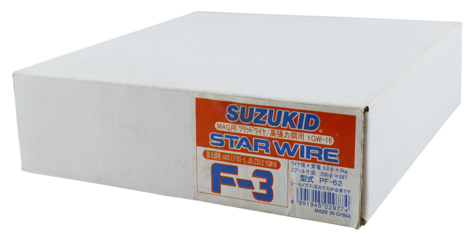 スズキッド(SUZUKID) ソリッド高張力鋼0.8φ*5kg PF-62 rdzdsi3 Amazon | SUZUKID 溶接用ワイヤ スターワイヤF3 ソリッド高張力鋼用