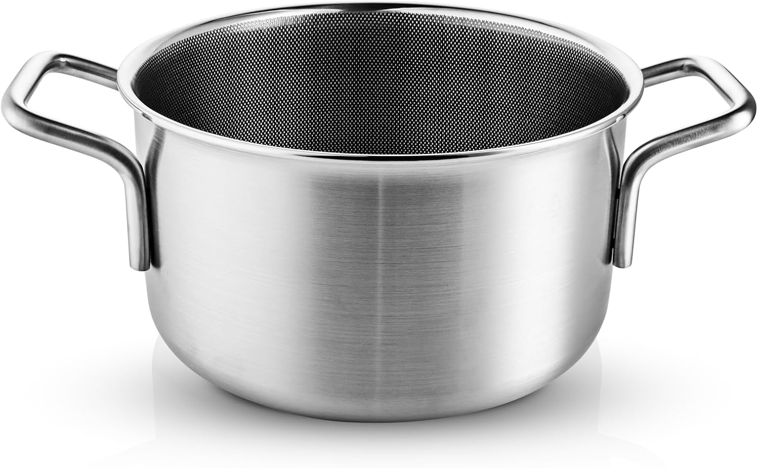 Eva Trio | Multi Pot 3.6 l 20 cm Mosaic ceramic Slip-Let® coating | The pot is made of a combination of 90% recycled stainless steel & 100% recycled aluminium | Brushed steel