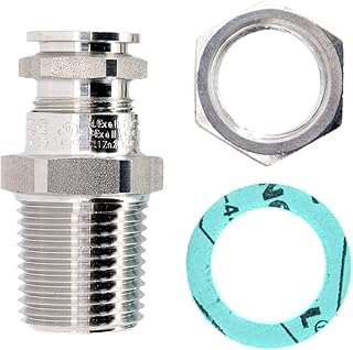 Crouse-Hinds ADE1N0502SSNK1 ADE-1F Explosion-Proof Stainless Steel Cable Bushing Gland, 7.0-12.0, 1/2-Inch NPT