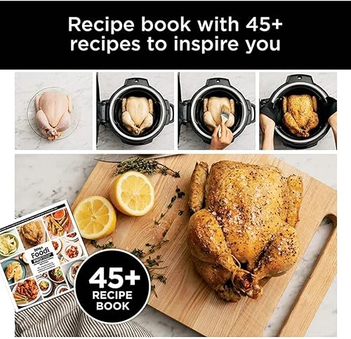 Miniatura 5 de Ninja Foodi - Olla a presión profesional 11 en 1 de 6.5 cuartos de galón, freidora de aire, vapor, cocina lenta con plato de 4.6 cuartos de galón,