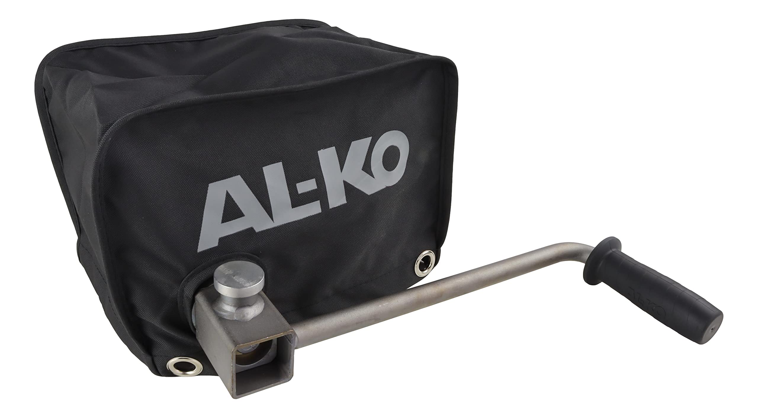 Telo Copertura Per Verricello Alko 650/901/901A - Tessuto Poliestere, Occhielli Metallo, Nero - Foto 5