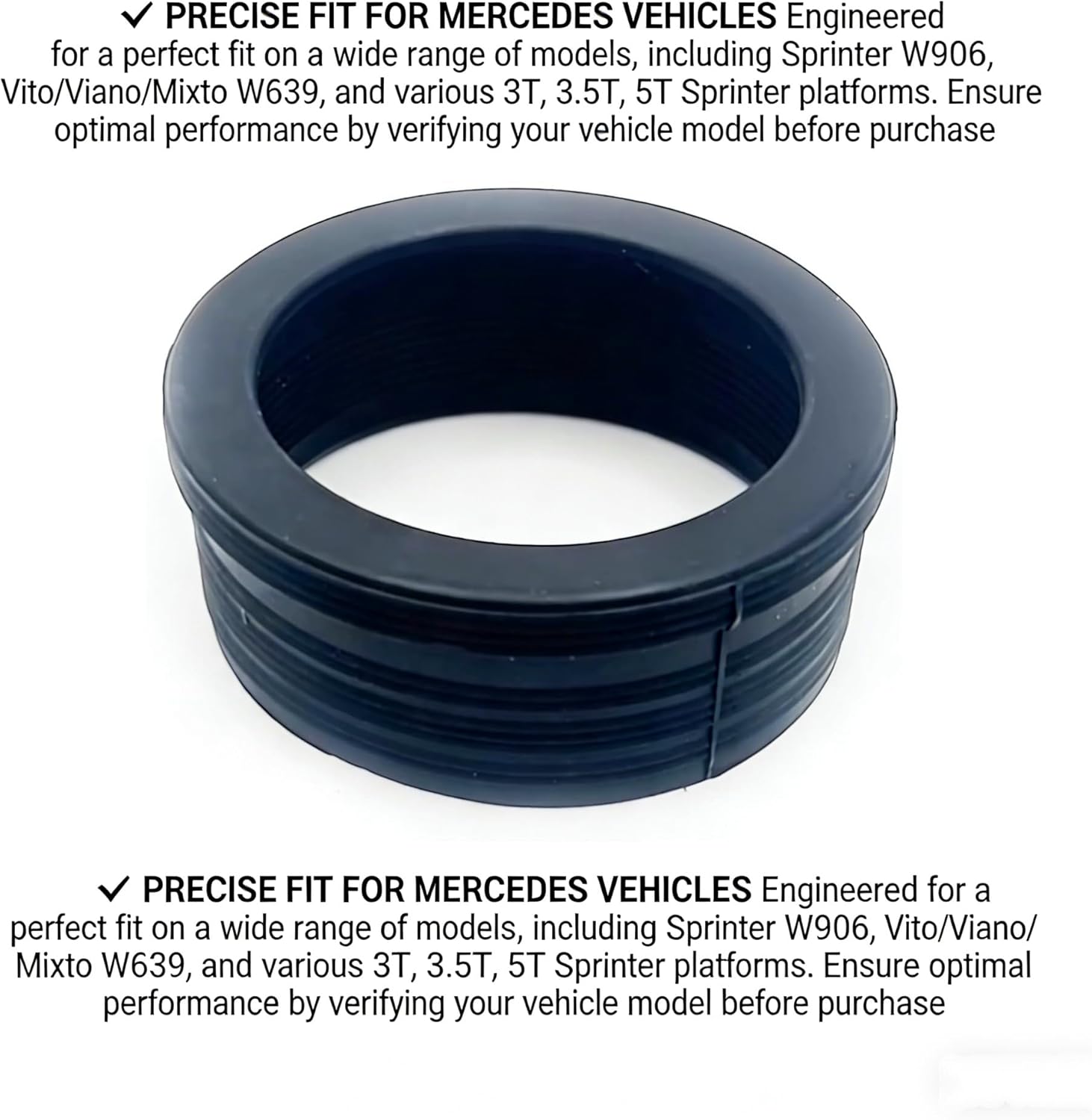 0000940051 Turbo Compensating Ring Replacement for Mercedes Benz Sprinter Engine Air Duct Intake Seal