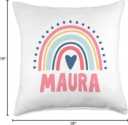 Miniatura 5 de Maura Name Custom Woman Myth Legend - Almohada para fiesta de cumpleaños, 16 x 16 pulgadas, multicolor