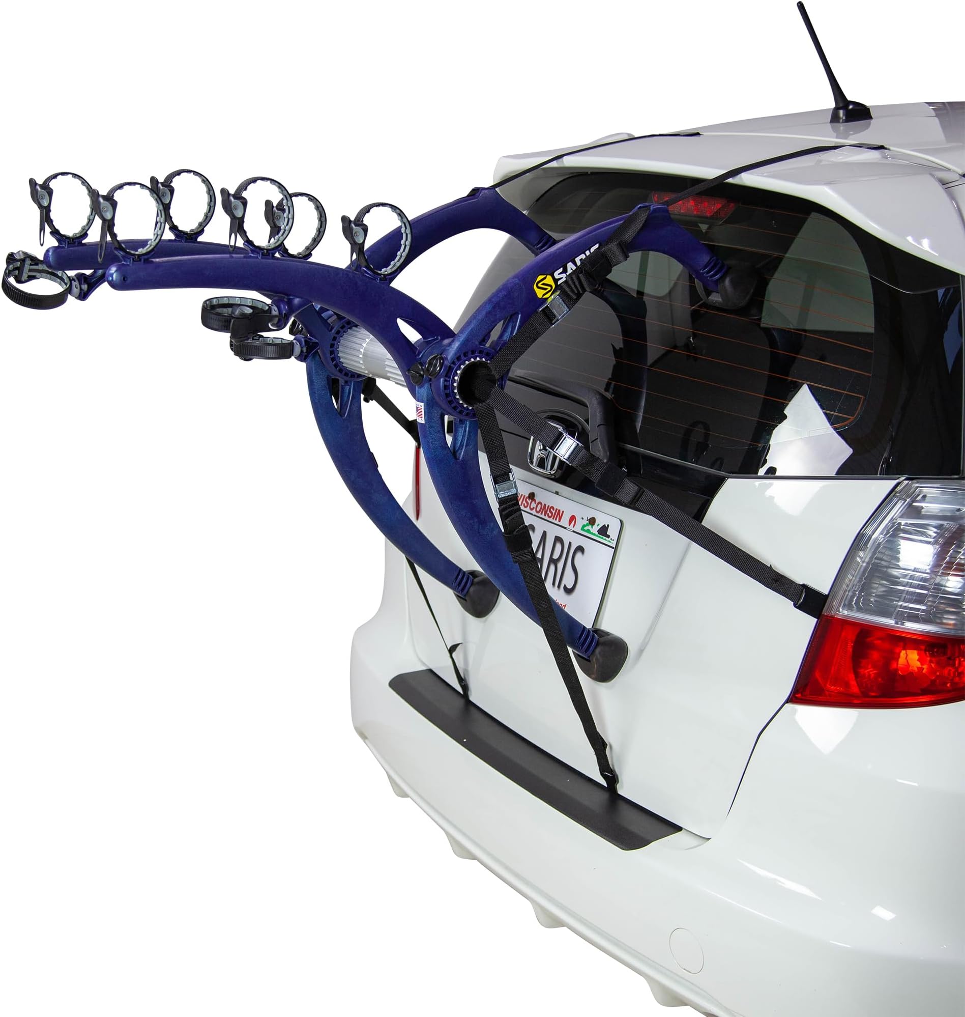 SarisBones Car Bike Rack, Trunk or Hitch Carrier, Mount 2-4 Bicycles