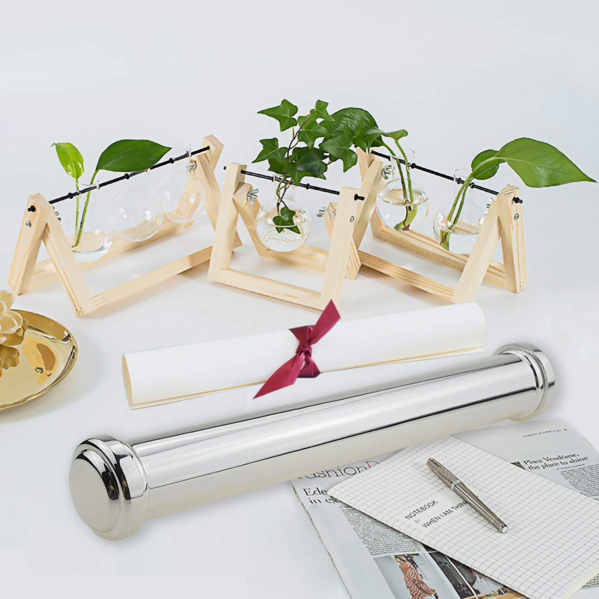 Buy Certificate Holder, SilverPlated Certificate Tube Zinc Alloy