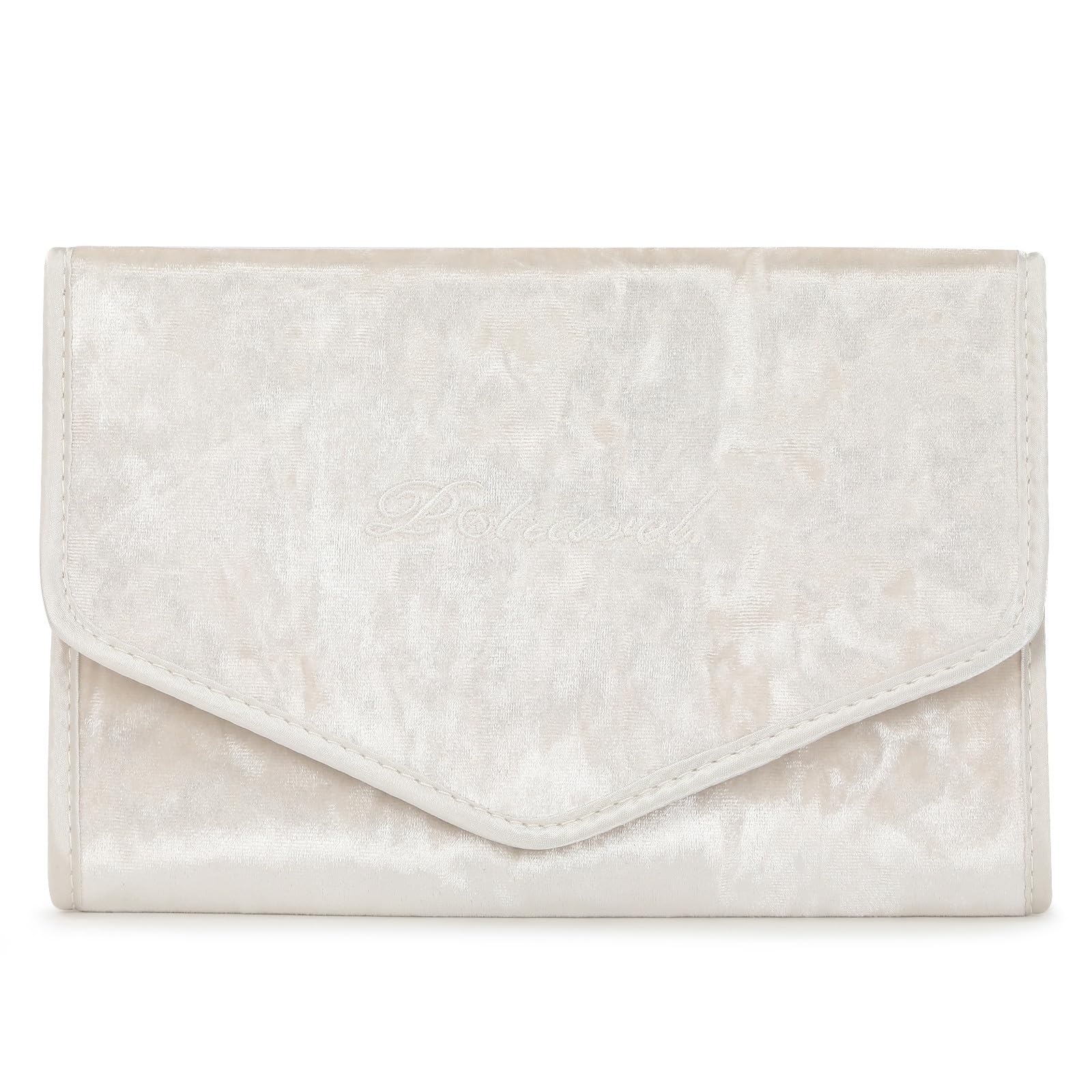VanFn Rotoli di gioielli, organizer per gioielli da viaggio, custodia pieghevole per gioielli, borsa per gioielli da donna, per anelli, collane, orecchini, bracciali, orologi, spille serie P.Travel