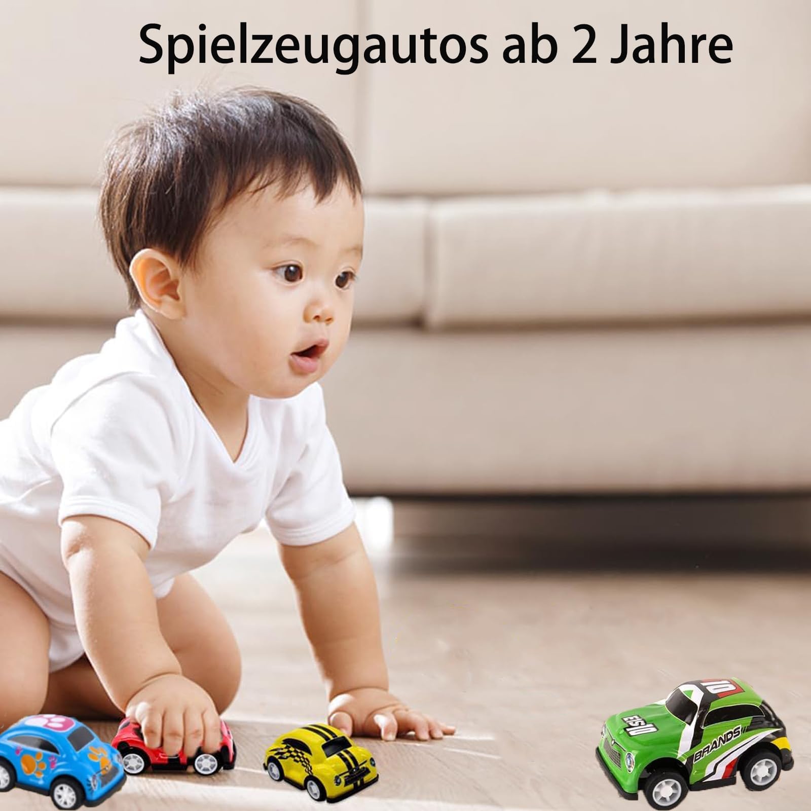 10 Bunte Aufziehautos - Reibungsantrieb Ohne Batterien, Perfekt Für Kinder Ab 2 Jahren