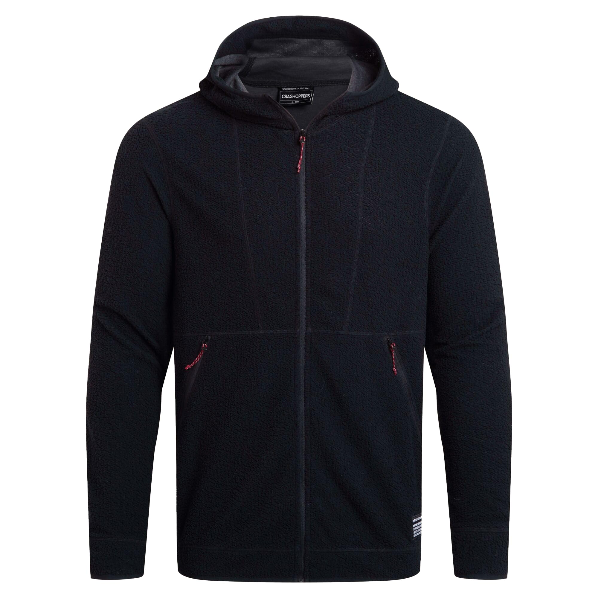Craghoppers Mens Complite Fleece Hooded Jacket Pack Away Travel Lightweight Top