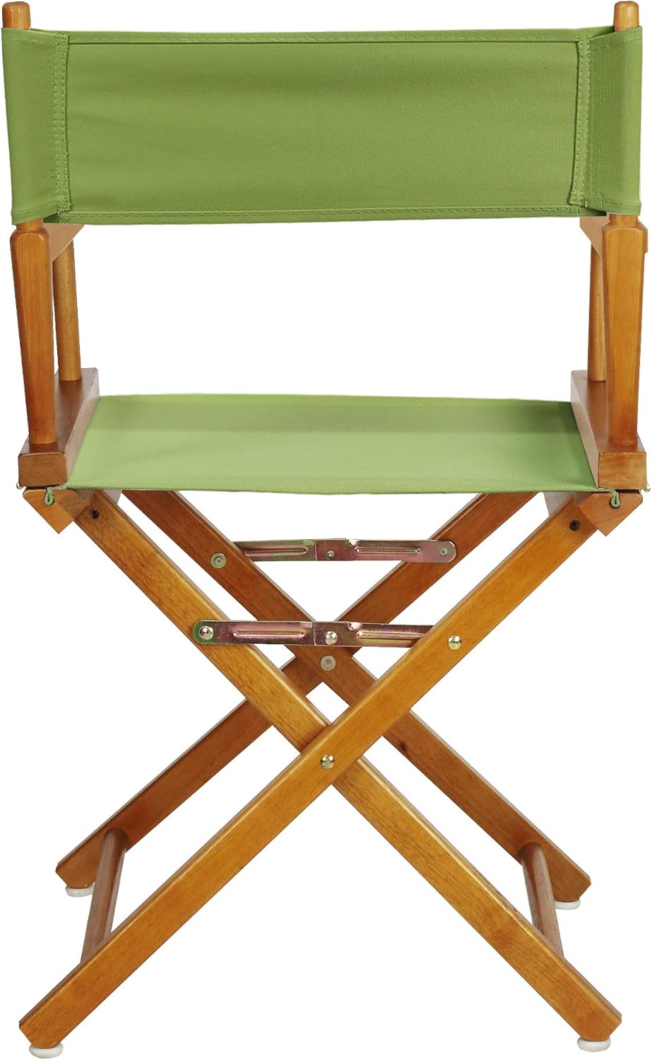 Casual Home 200-55/021-72 Director Chair 18" - Classic Height Honey OakFrame/Lime Green Canvas