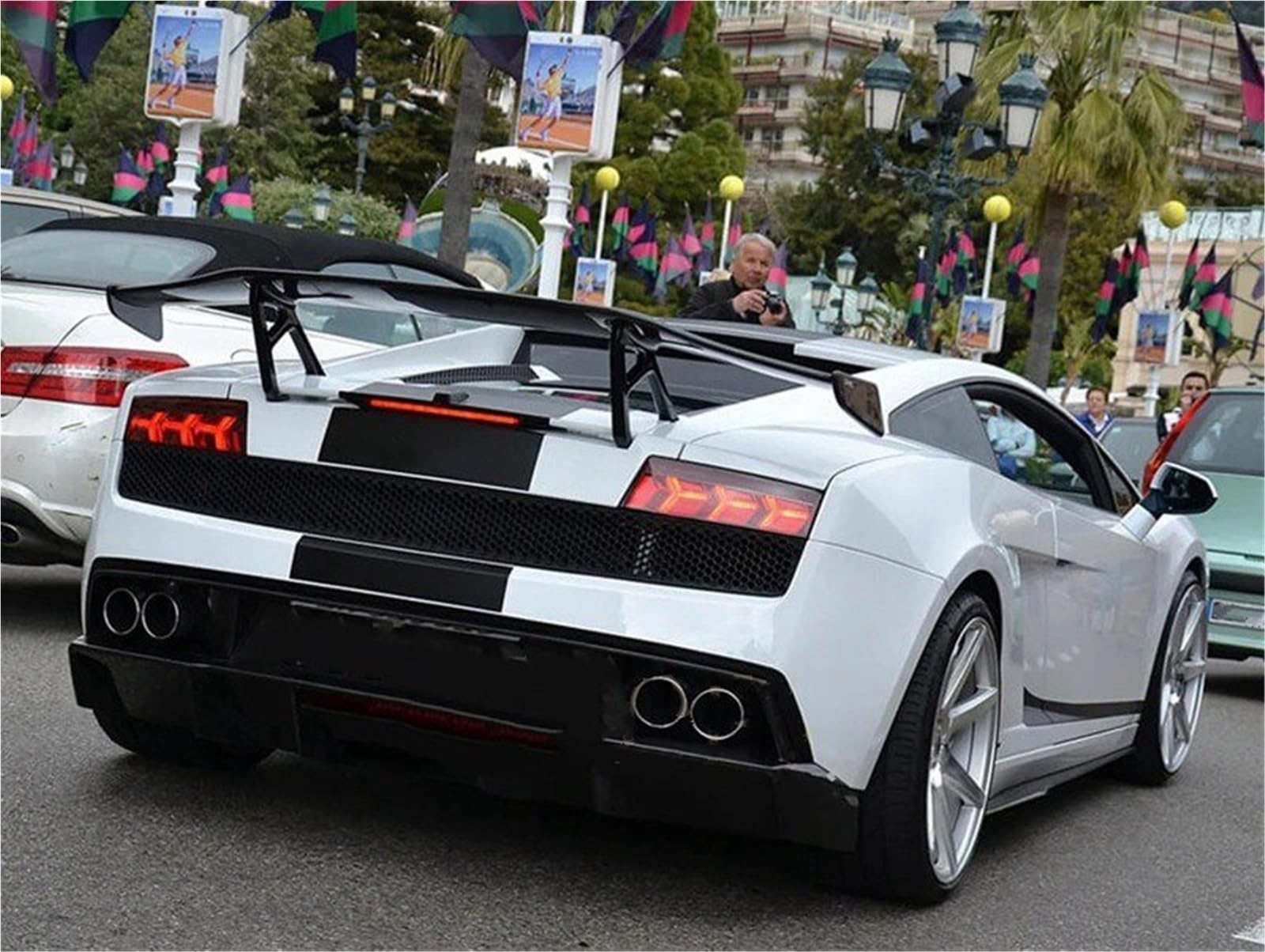 Dla Lamborghini Dla Gallardo LP550 LP560 LP570 2008-2012 Spoiler Bagażnika Skrzydło Na Klapie Lotka Tylny Akcesoria Dekoracyjne Spojler Tylny Trunk Wing