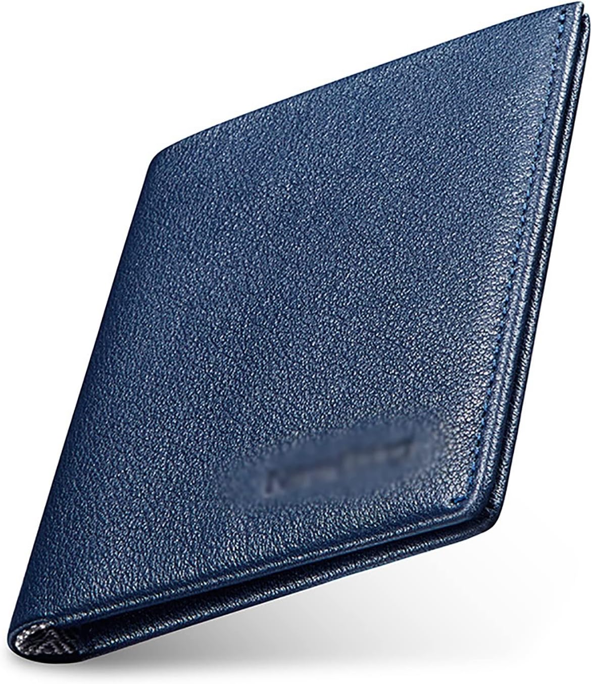 Card Pouch Men's Portable Leather Card Case Slim Short Credit Wallet Card Cases(Black)