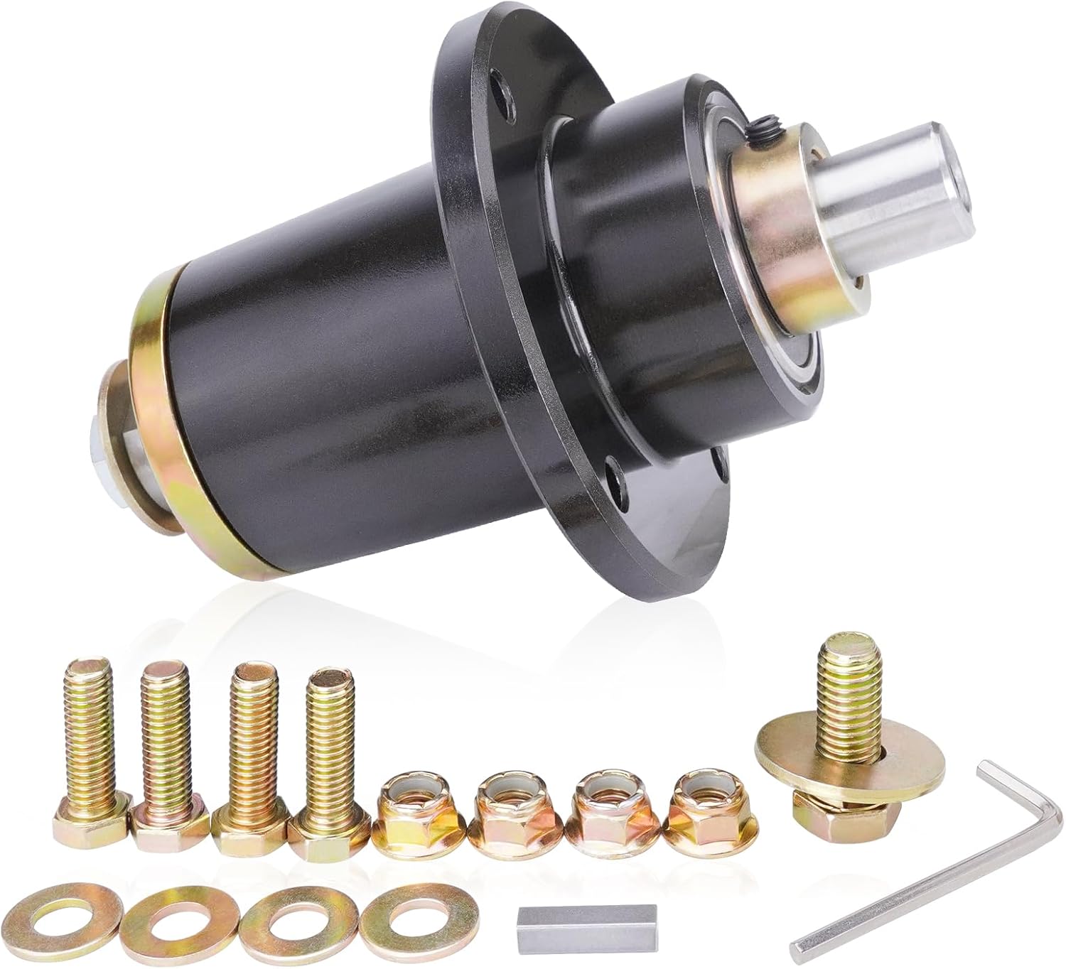 037-6015-50, 037-6015-00 Spindle Assembly Fit for 48" 50" 52" 60" 72" Deck Zero Turn Lawn Mower Compatible with B ad Boy CZT, ZT El ite, Mav erick, Pu p Lightning, Outlaw XP 2015-2016 Series, 3 Pack