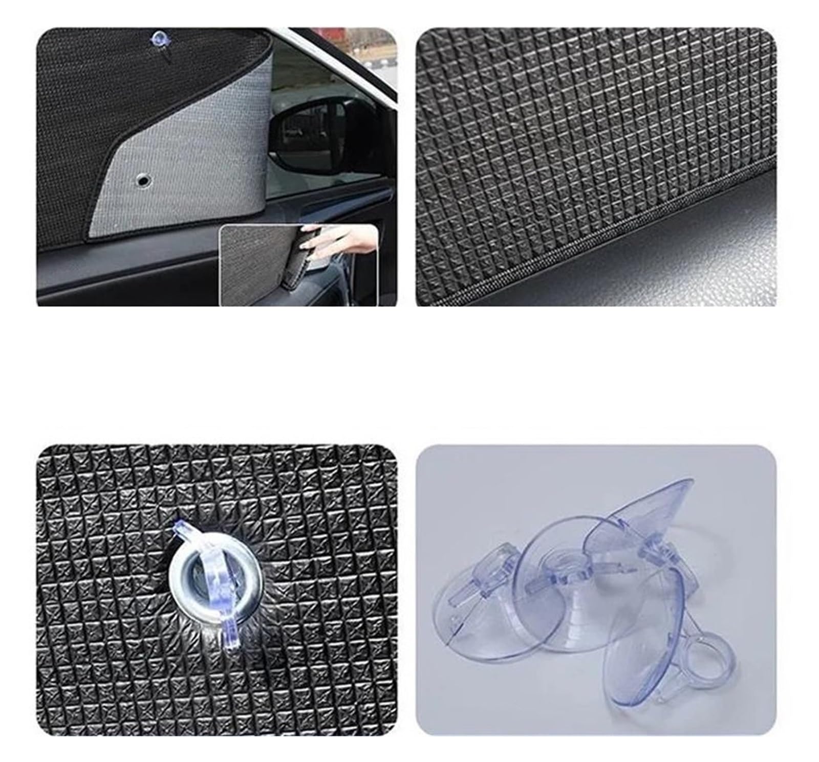 Parasoles Laterales Para Jeep Para Grand Para Cherokee Para WK2 2014-2021 Parasoles Coche Cubiertas Visera Parabrisas(All Sunshades)