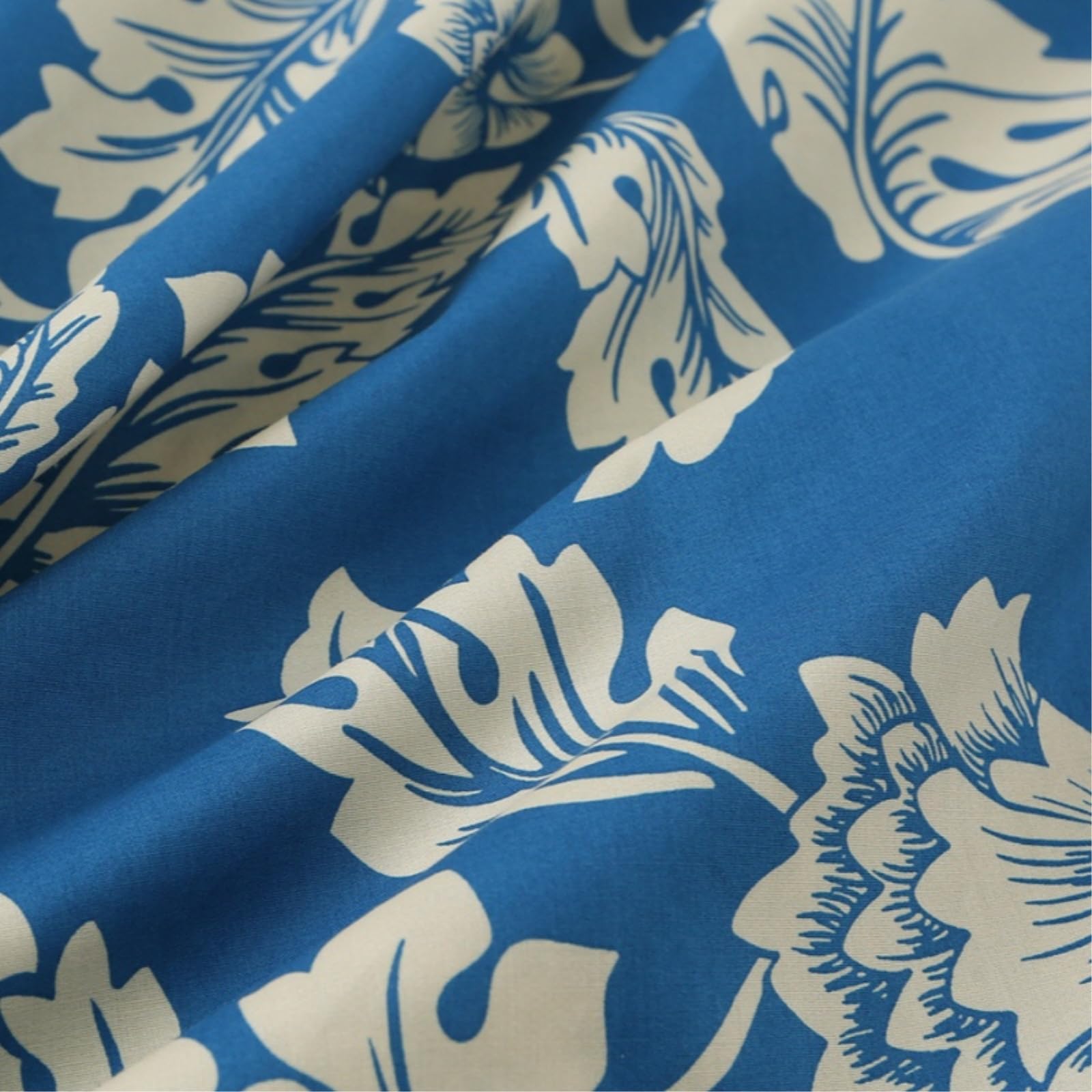 Vestido Largo Verano Mujer Vestido Midi Azul con Estampado Floral, Escote En V Profundo Y Tirantes Finos, Ideal para Vacaciones De Verano.