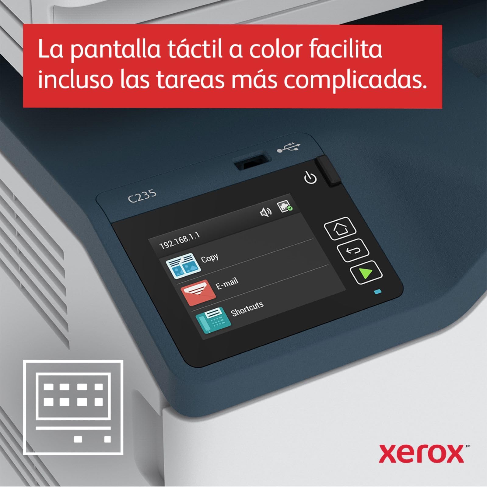 Xerox C235dni Impresora Multifunción Láser Color A4 22ppm Inalámbrica Dúplex