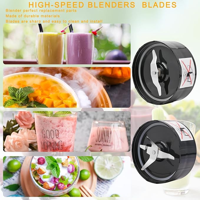 Repuestos para Magic Bullet 250W MB1001 - Cuchillas de Acero Inoxidable miniatura 7