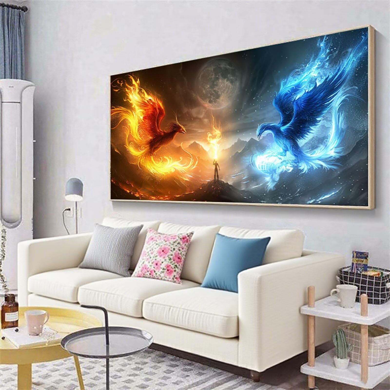 Diamentowa sztuka feniks zestawy do malowania diamentami dla dorosłych, 5D Dimond Art Animal Gem Arts and Crafts Paintings, DIY, kryształ górski, haft krzyżykowy, malowanie według numerów, dekoracja