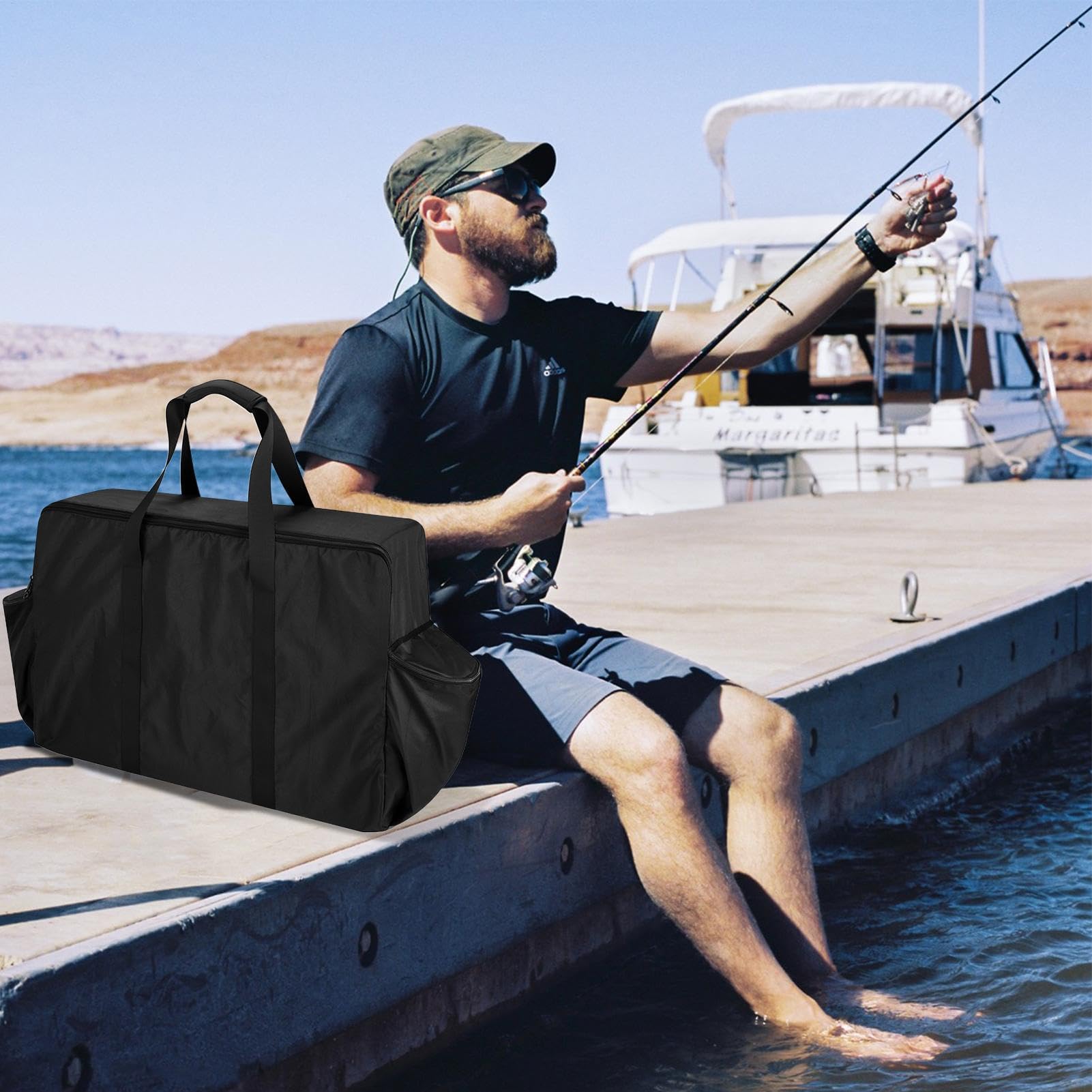 Sac de transport pour réchaud d'extérieur, sac de rangement portable pliable pour camping et randonnée