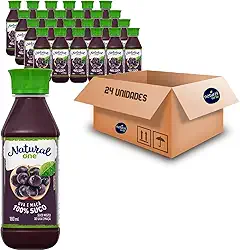 Suco Uva e Maçã NATURAL ONE 180ml Pack c/ 24 unidades