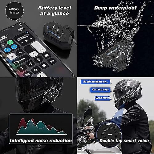 Miniatura 2 de Casco de motocicleta con Bluetooth modular abatible de cara completa casco de doble visera aprobado por DOT casco de motocicleta Moto Street Bike