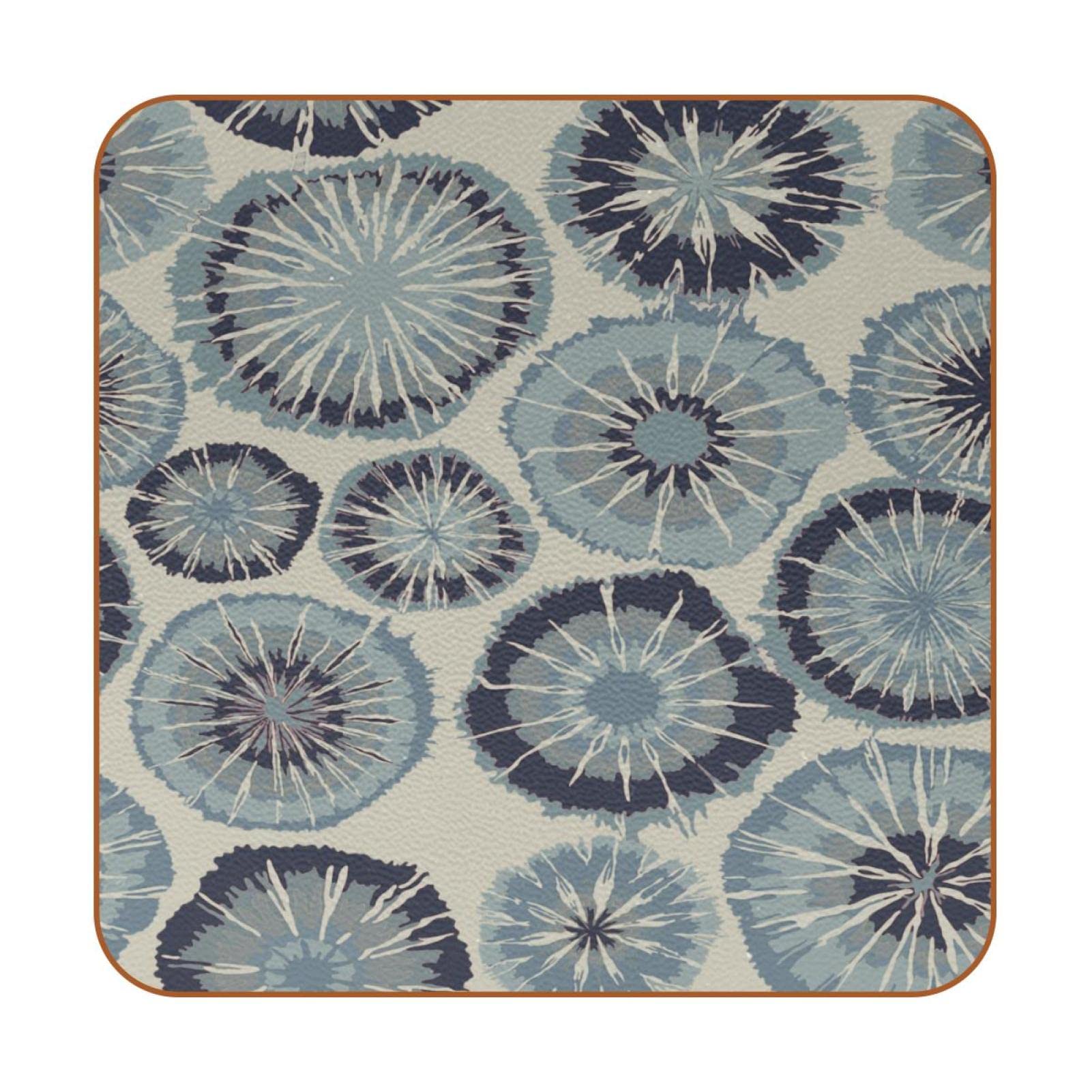 Dessous de verre lotus x6 antidérapants et lavables pour table