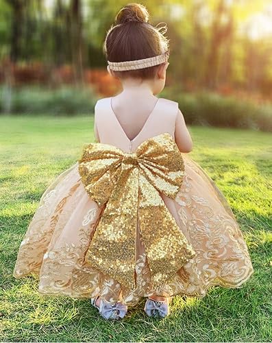 Miniatura 7 de Vestido Fkkfyy con flor, vestido para boda, para niña de 0-12 meses