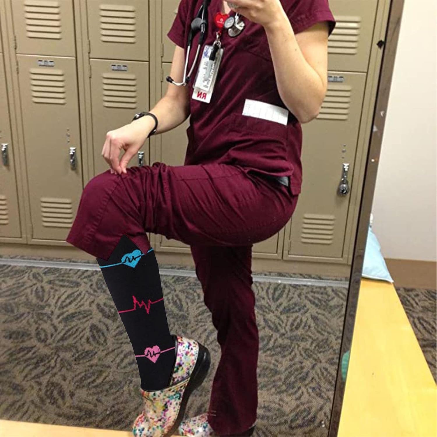 Open Toe Compression socks 3 Pairs Toeless Compression socks for Women Men - Image 3