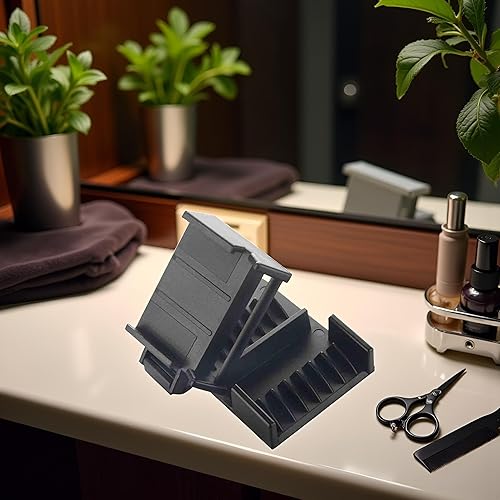 Miniatura 3 de JJLFresheners Cortapelos de barba con peine de posicionamiento, corte de pelo dividido fuera de extremos perfectos, herramienta de fijación para el