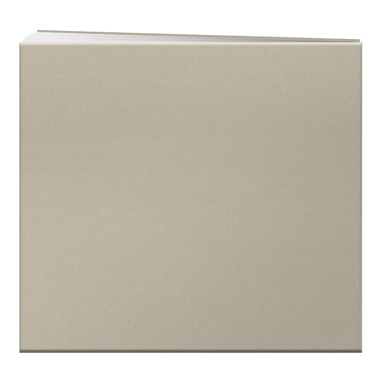 Pioneer 30,5 x 30,5 cm Buch, Stoffeinband, Album mit Fenster, rot, Biscotti Beige, 8"X8" – Ansicht 3