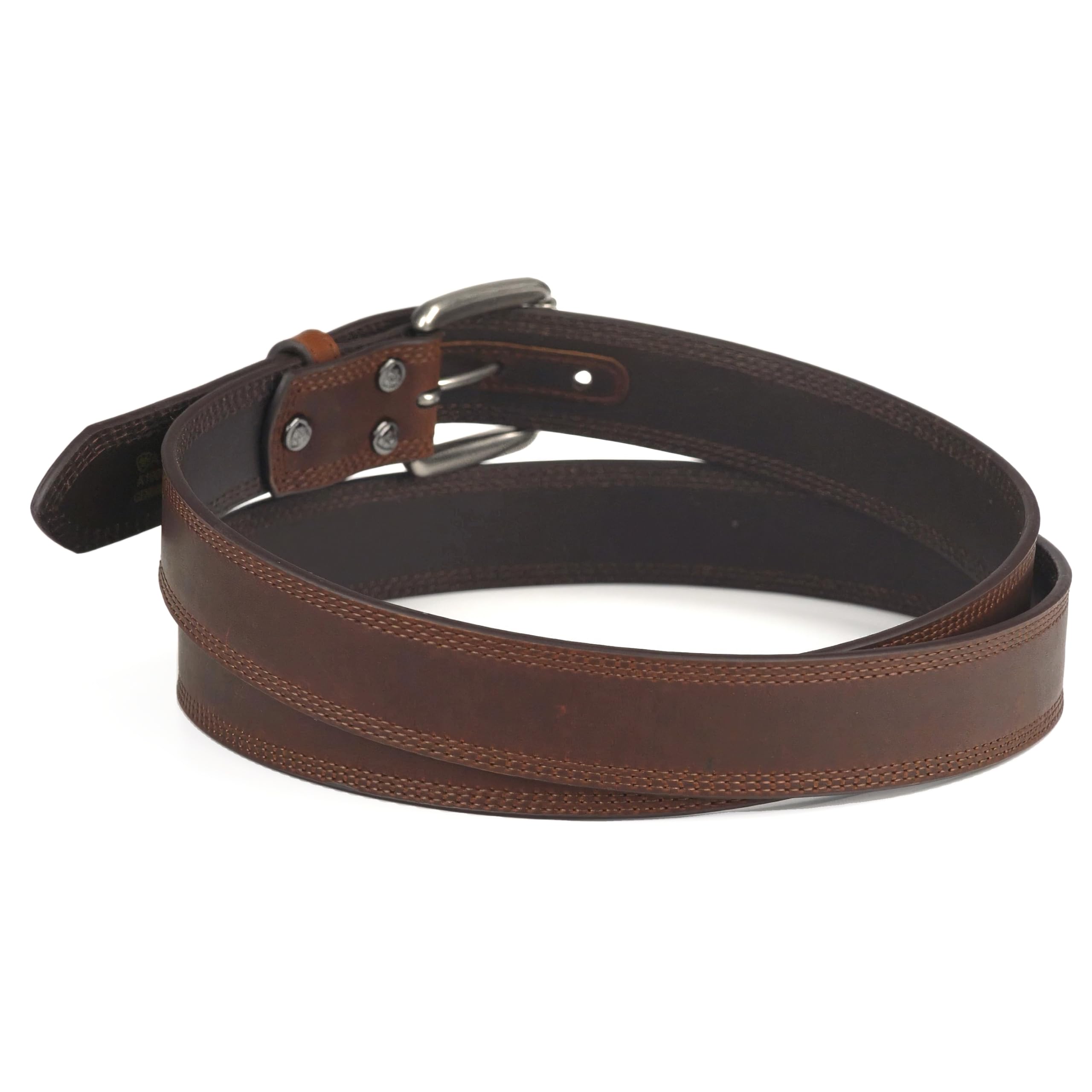 ARIAT Cintura da uomo a tripla fila con fibbia a rullo rimovibile, Rame, 48 (46-48" Waist)