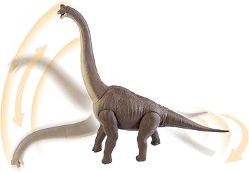 Jurassic World Brachiosaurus Figure: 28-inches High and 34-inches Long (71.12 cm x 86.36 cm) with Authentic Sculpting, Articulation, Color & Texture, Multicolor