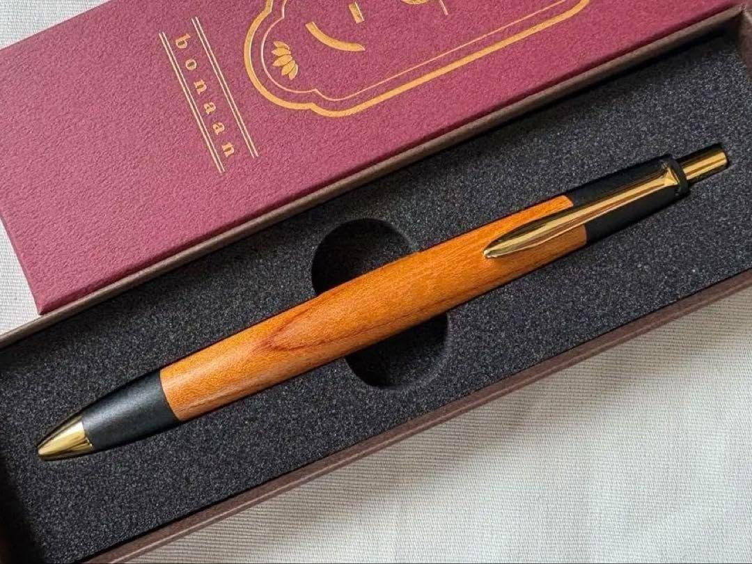 ボナンペン 欅 真鍮金具 シャープペンシル 上杢】 ボナンペン 欅 木軸