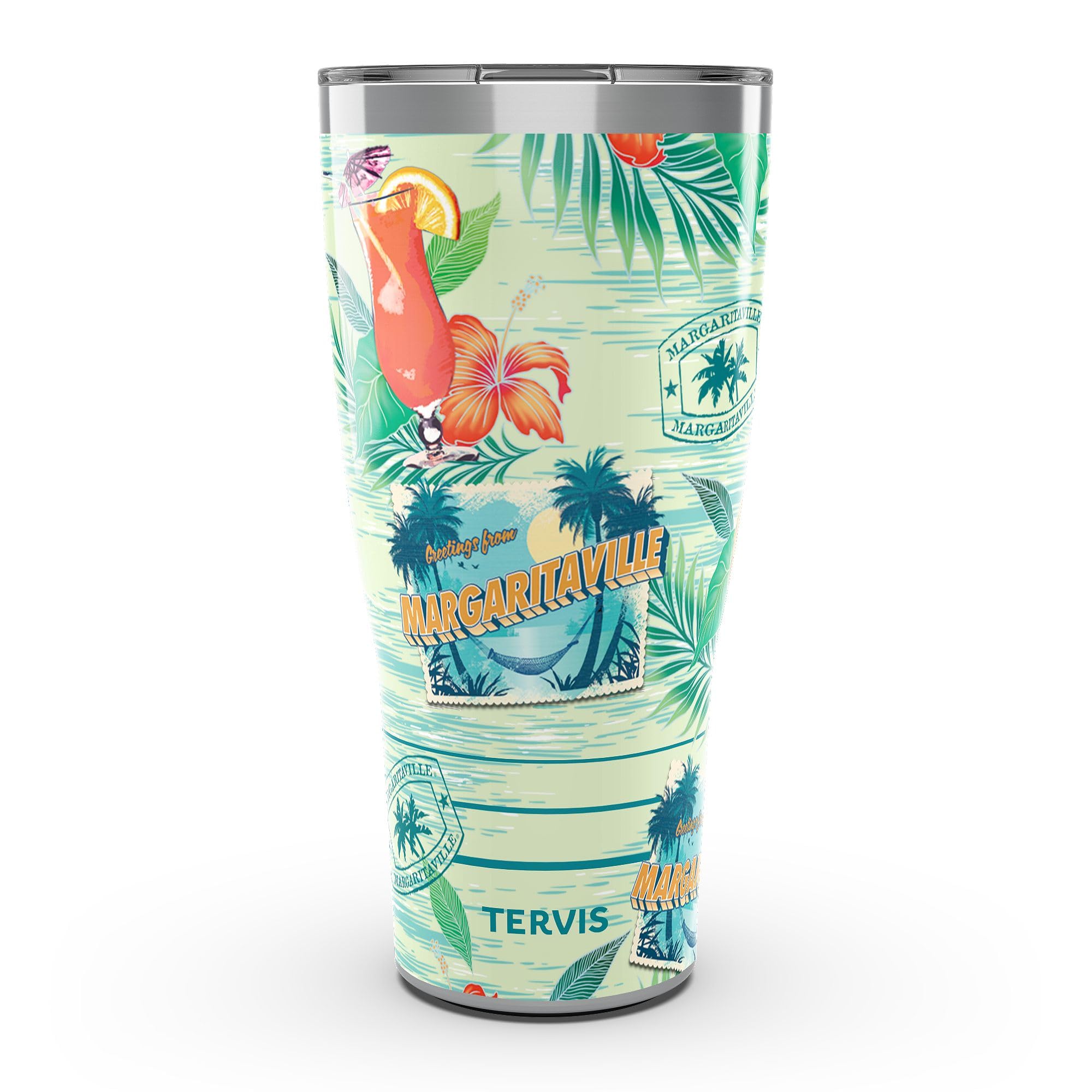 Tervis Stainless Steel Margaritaville-Tropical Insulated Tumbler, 30Oz,