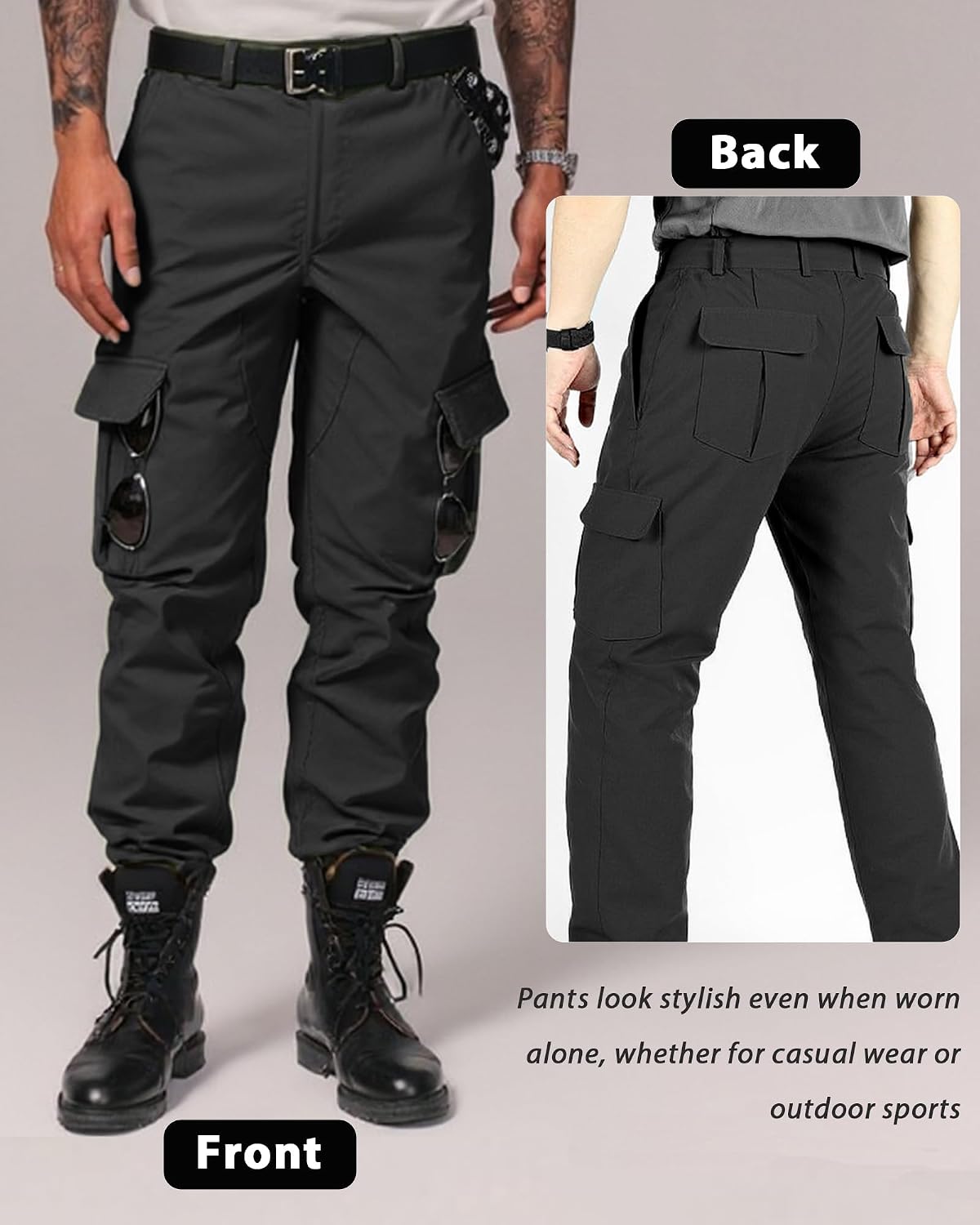 Mens Tactical Military Uniform Suit Ripstop Jacket Pant Set Outdoor Hooded Hiking Hunting Outfits Airsoft Clothes