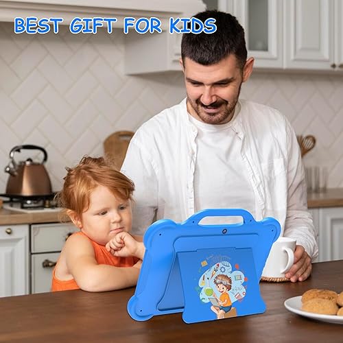 Miniatura 6 de Tableta infantil de 10 pulgadas, 8 GB de RAM 64 GB ROM Android 13 tabletas para niños, tableta de control parental para niños pequeños con funda