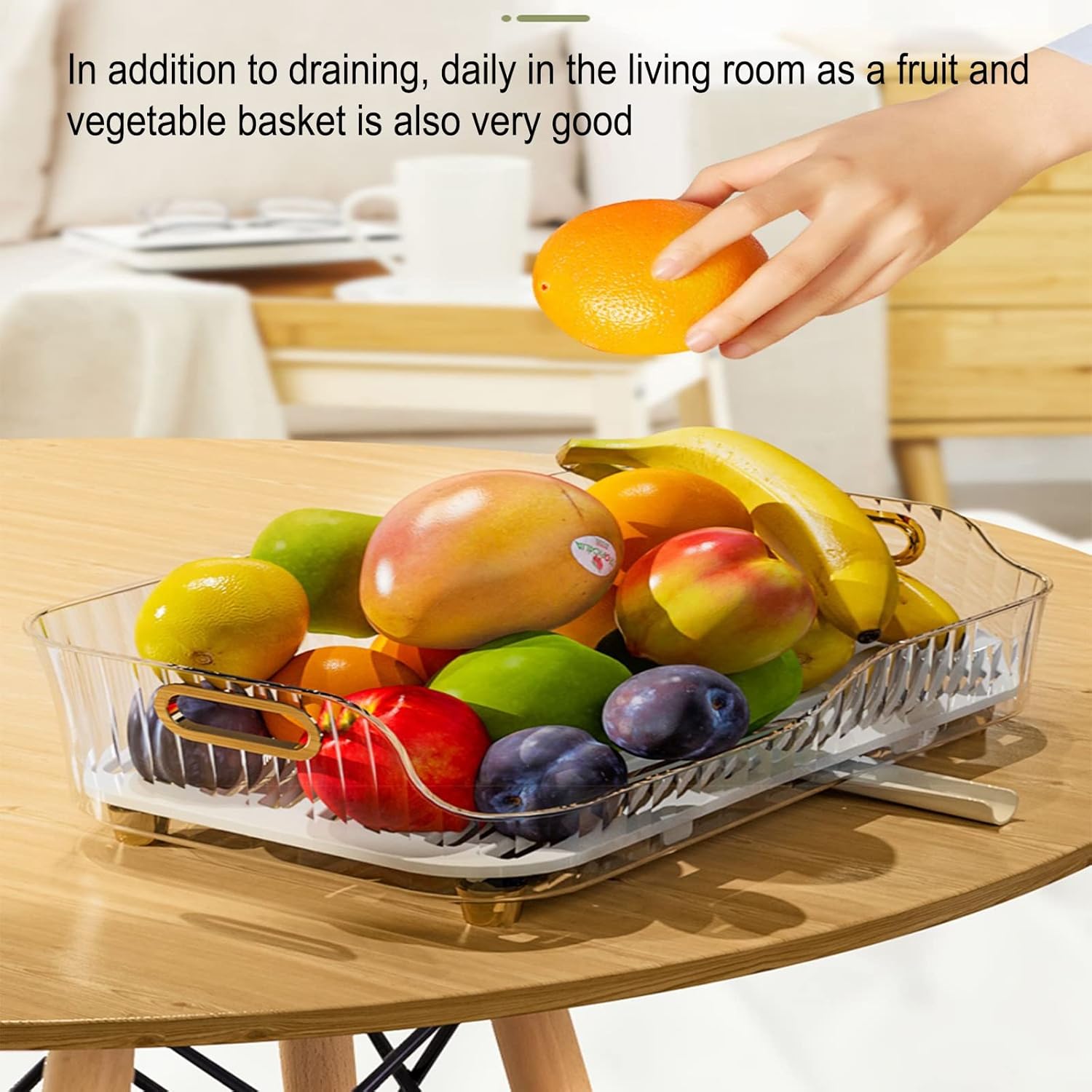 Dish Drying Rack in Sink, Dish Drainers for Kitchen Counter Dish Rack with Swivel Spout Dish with Removable Utensil Holder