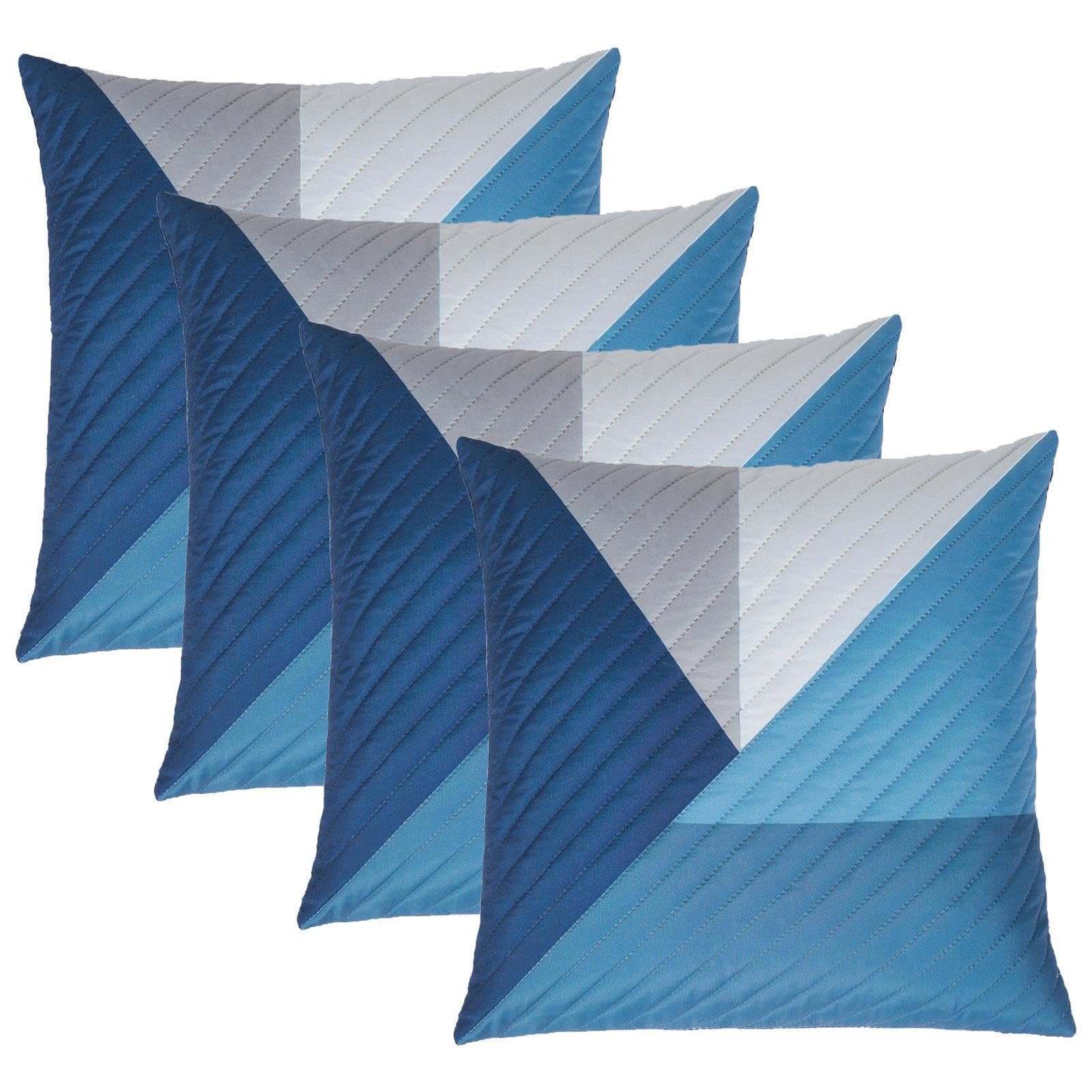 OHS Cushion Covers - Geometric Pinsonic - 45 cm x 45 cm - Dark Navy