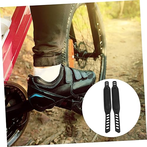Miniatura 6 de Correas para dedos de bicicleta de gimnasio, 4 correas de plástico ajustables para bicicleta de ejercicio, diseño sin arañazos