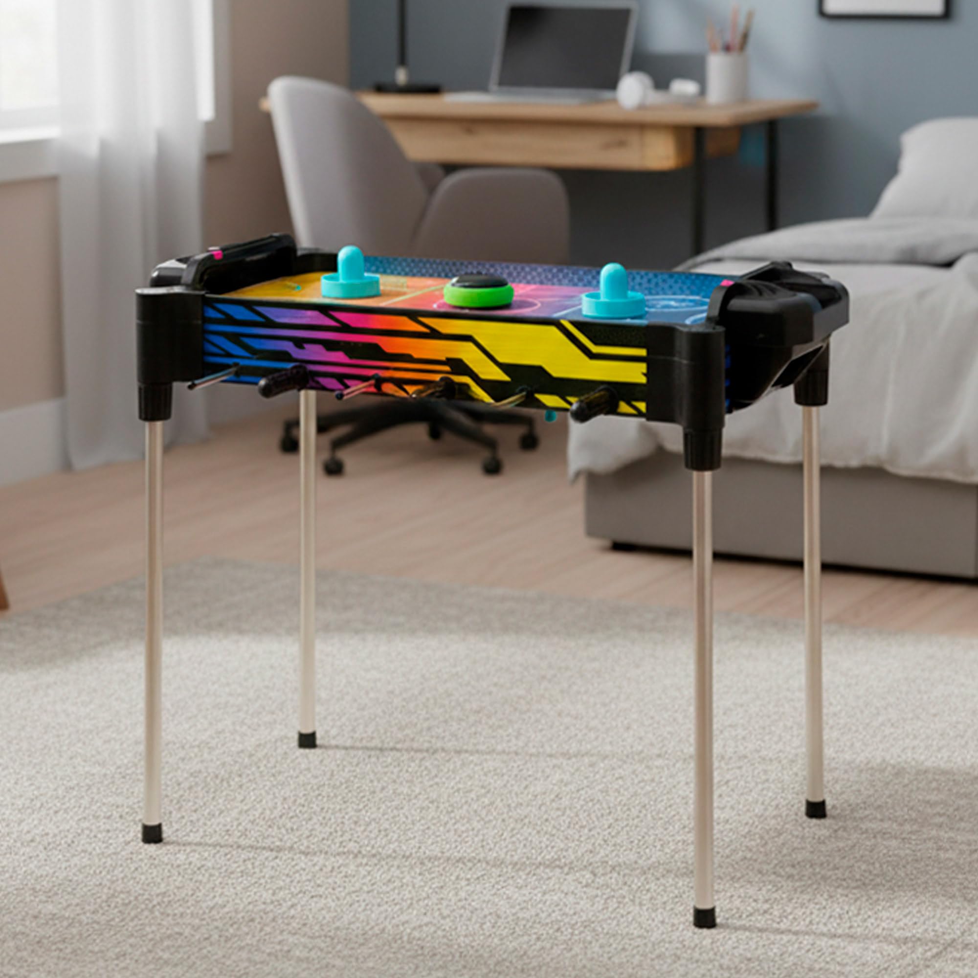 ColorBaby CB Games Air Hockey, Plástico Resistente, Juegos de Mesa, Juguetes para niños, Diversión Familiar