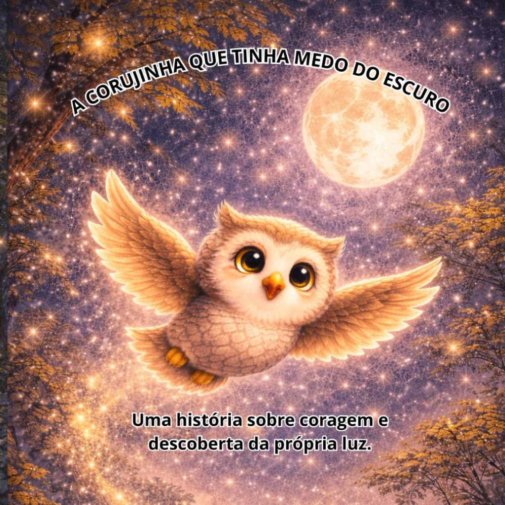 A CORUJINHA QUE TINHA MEDO DO ESCURO: Uma história sobre coragem e descobrir a própria luz