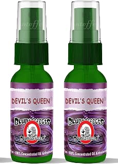 Blunteffects 100% Concentrated Air Freshener - 1 oz. Oil-Based Car/Home Spray - 2 Bottles - (Devil's Queen)