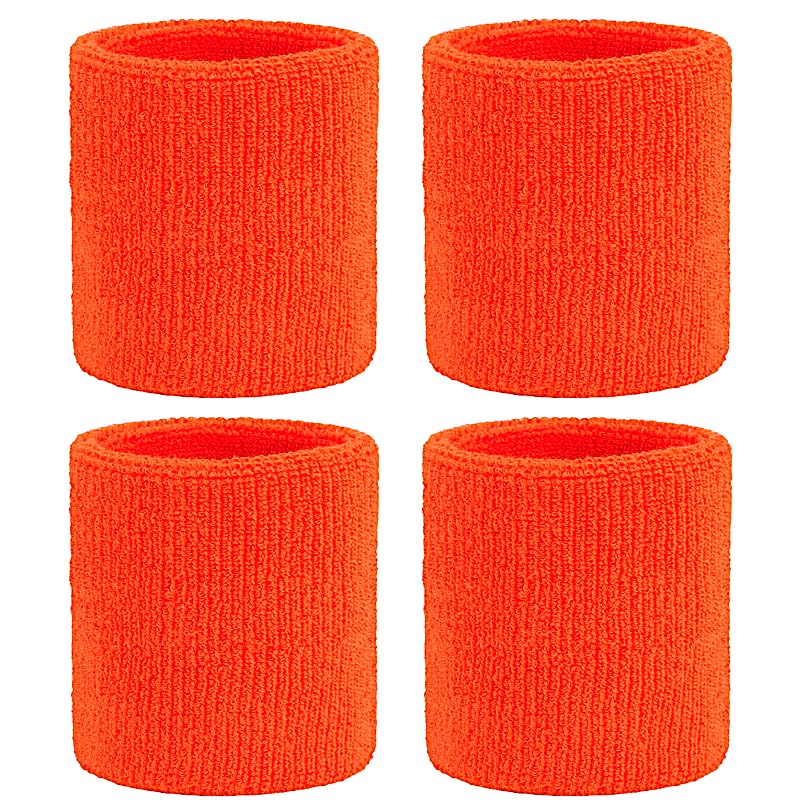 Sports Wristband (4 Pieces) Play2fit Brand, Soft Sweat Absrorbing for All Sports and Outdoor Activities (Kid, Flora Orange) (B0CGDWYRM9) Amazon Price History, Amazon Price Tracker