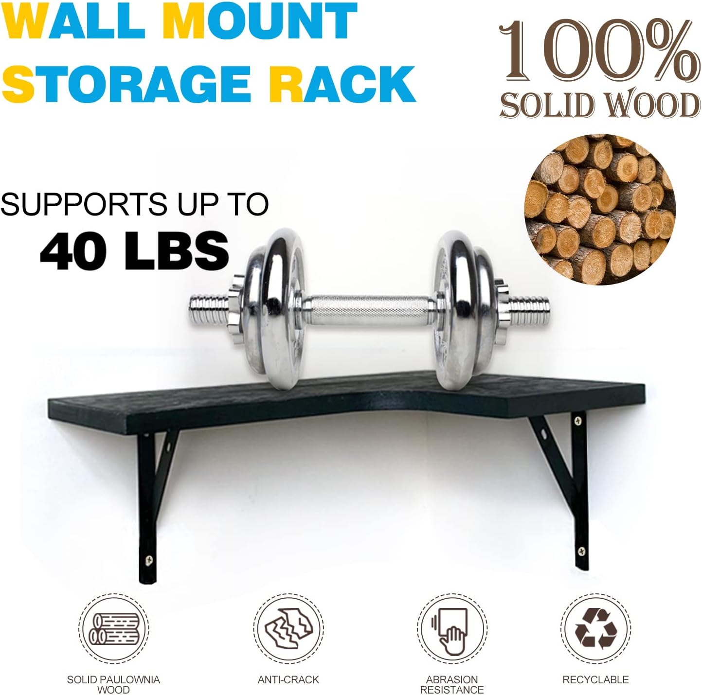 Buy Asvor Clark Black Corner Floating Shelves, Floating Corner Shelf