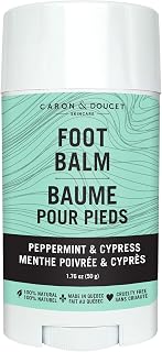 Caron & Doucet - 100% Natural Moisturizing Foot Balm (Peppermint, Cypres & Rosemary, 50 g)