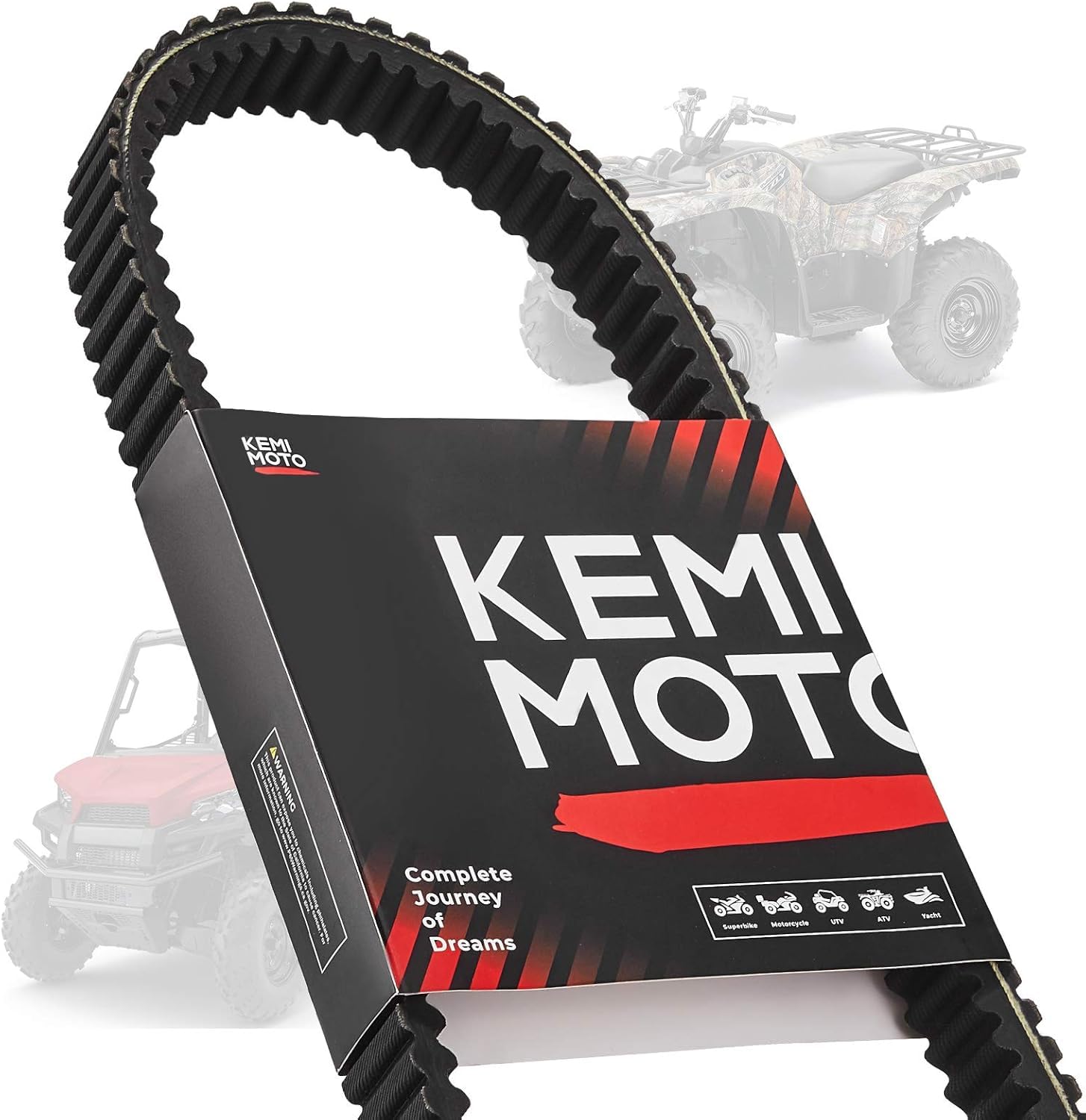 KEMIMOTO Drive Belt 3211077 20G4022 Heavy-Duty CVT Carbon Drive Belt Compatible with Polaris Sportsman 400 500, Ranger 500/XP 875, Scrambler, Magnum, Xplorer 4x4 ATV/UTV - Replaces 3211072 3211048