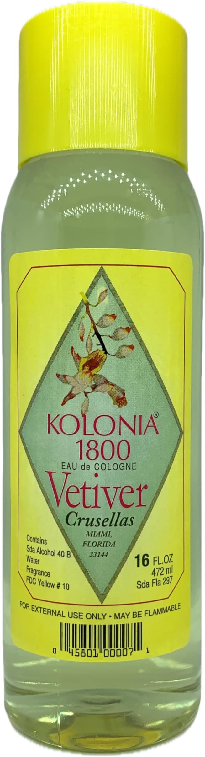 Vetiver 1800 Cologne 16 Fl Oz