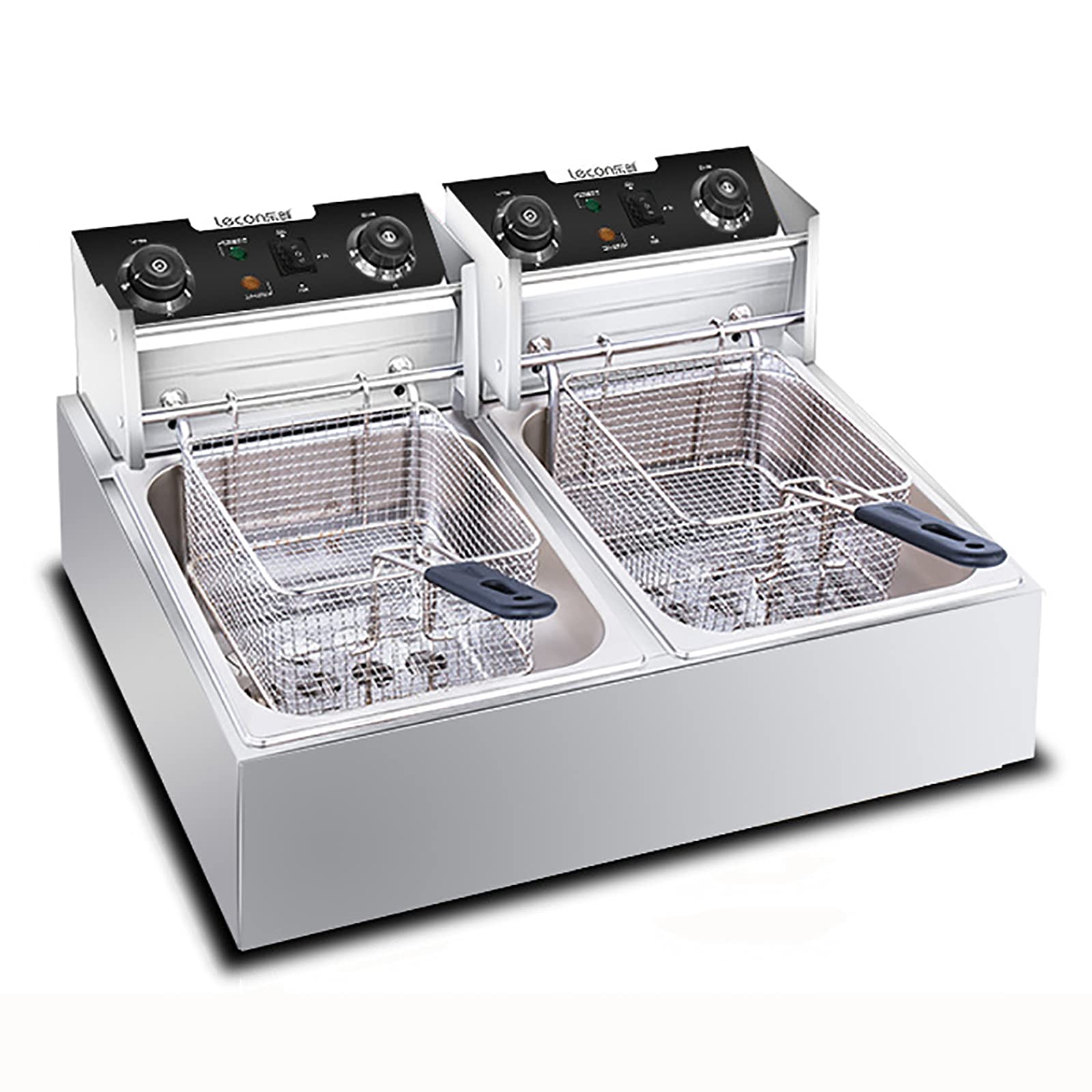 Réservoir de graisse pour friteuse robuste en acier inoxydable avec couvercle hermétique
