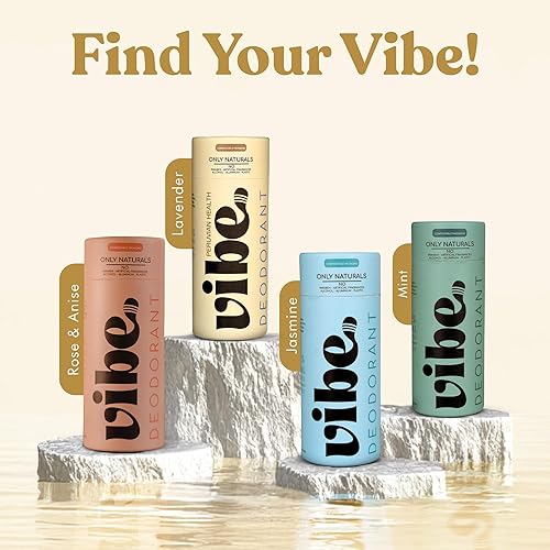 Miniatura 3 de Vibe - Desodorante natural sin aluminio para mujeres y hombres, control de olores de larga duración con aceite de coco orgánico y cera de abejas